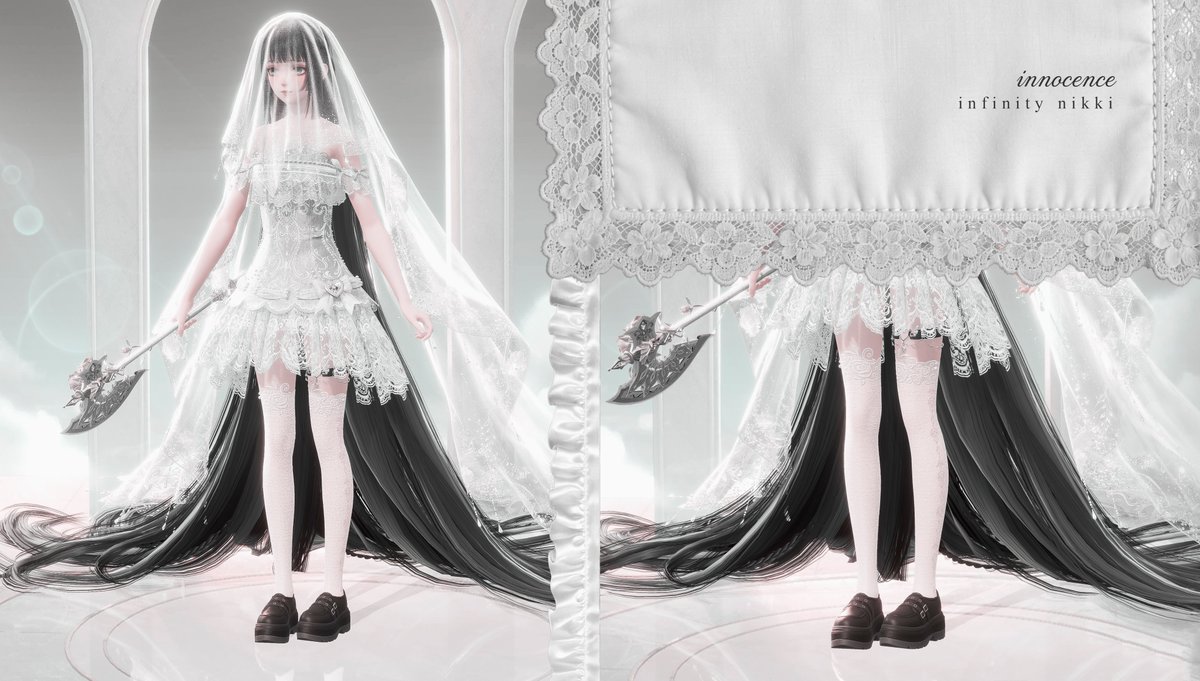 _Melonberry_'s tweet photo. innocence 𑣲⋆ InfinityNikki