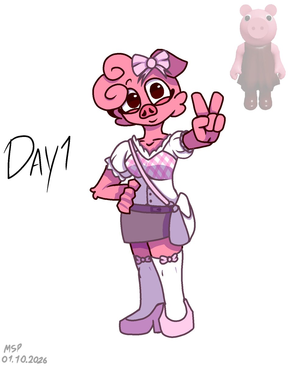 MasterStarP0wer's tweet photo. I rarely go to X so I'm posting 2 pictures here
#Piggy
#piggytwt
#robloxpiggy  
#PiggyInktober2026
#PiggyTober2026 https://t.co/hL99n5rsMR