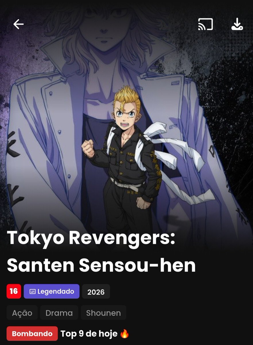 choiiweet's tweet photo. pra qm qr assistir a 4 temp d tokyo revengers e n sabe onde, o 1 ep já foi lançado no Homura Play! https://t.co/FITdUbE1KU