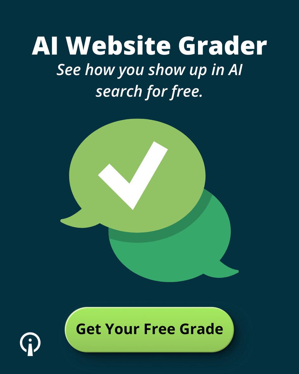 SearchInfluence's tweet photo. How well does your website actually show up in AI search? 🔍 Find out in minutes, free.

Our AI Website Grader gives you instant, actionable insights on where you stand today and what to fix first.

Try it free: https://t.co/DqgIqYXkQW https://t.co/sKW82lzT6Y