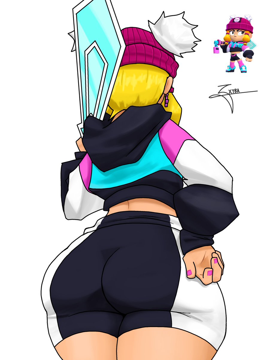 oinaoseidenada's tweet photo. Bibi DEIDAD no seu auge absoluto XD 
#brawlstars #brawlstarsart #art https://t.co/vURlCFGhqp