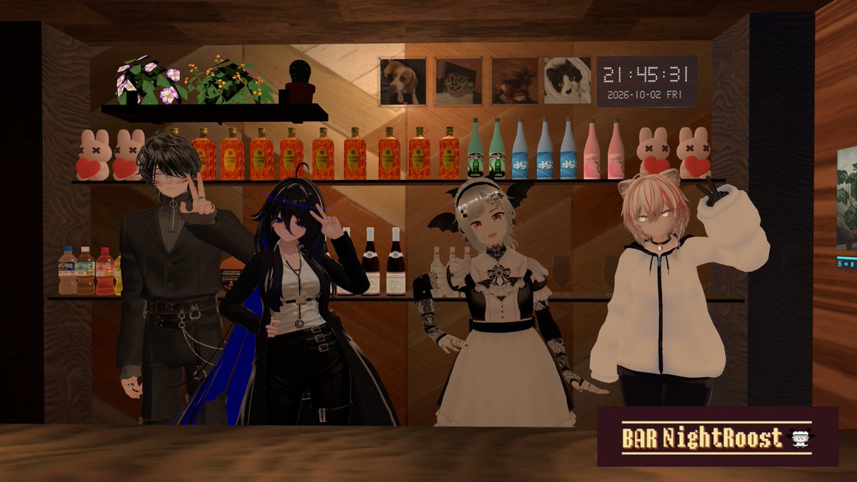 rorogal999's tweet photo. NightRoostさんへ参加。トークネタ１つ頂いてきました。 #VRCNightRoost #VRChat https://t.co/gkIzJOEYwG