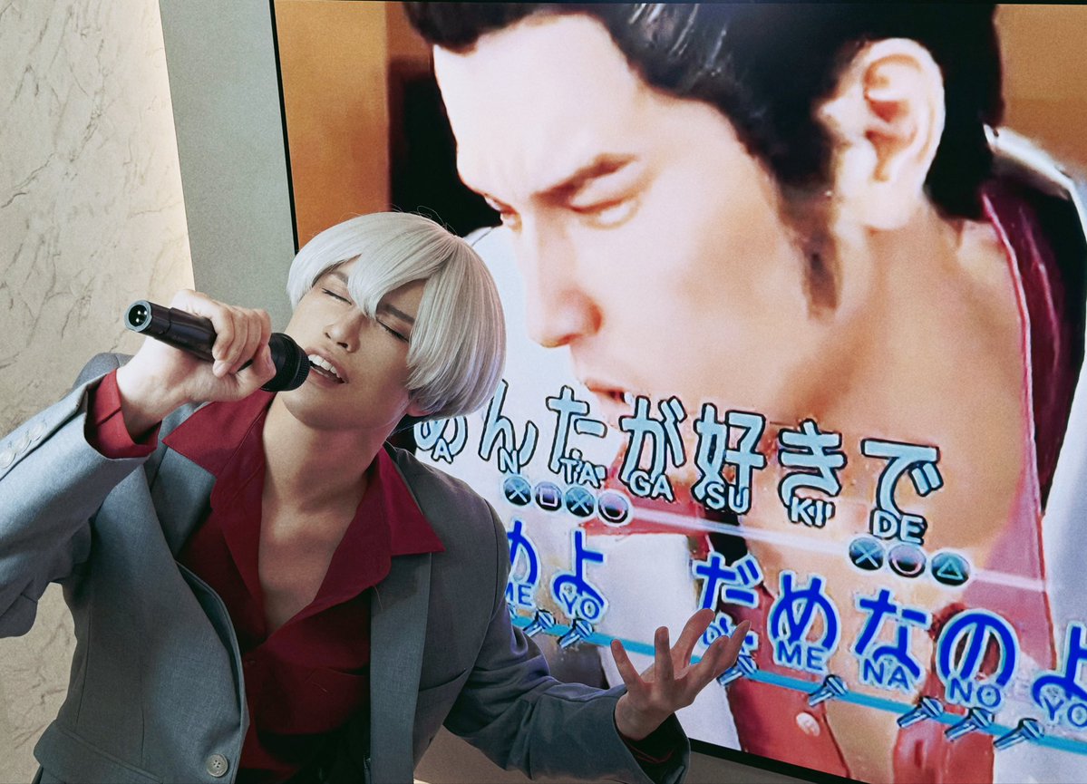 en_yen's tweet photo. 打咩打餒～ 

桐生一豹唱歌
#no萬here https://t.co/Lo6a9mEl6L