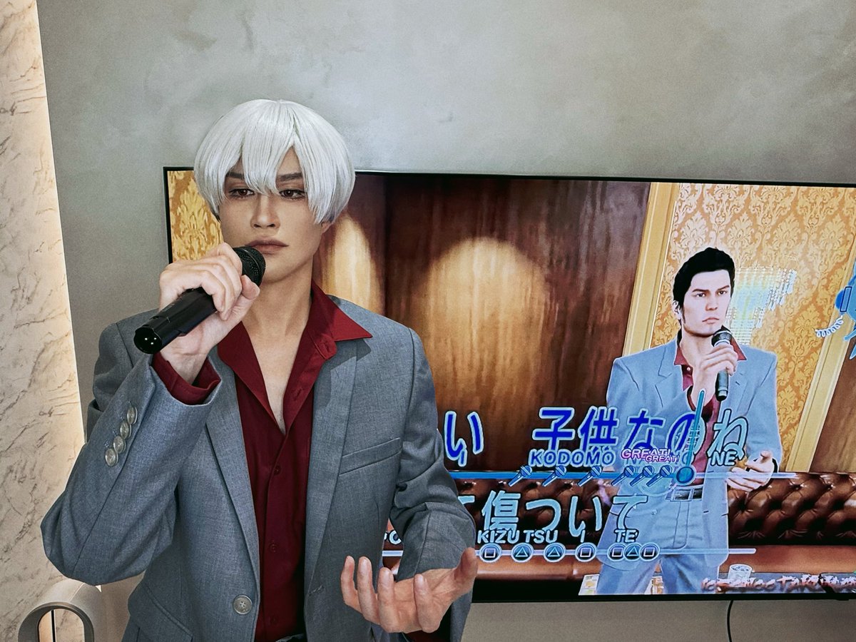 en_yen's tweet photo. 打咩打餒～ 

桐生一豹唱歌
#no萬here https://t.co/Lo6a9mEl6L