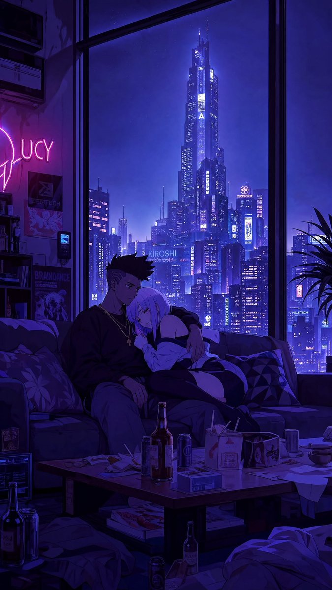WSSMihawk's tweet photo. David &amp; Lucy - Part 2 #DavidMartinez #Lucy #LucyKushinada #Lucyna #LucynaKushinada #CyberpunkEdgerunners https://t.co/c6qNXDB8KP
