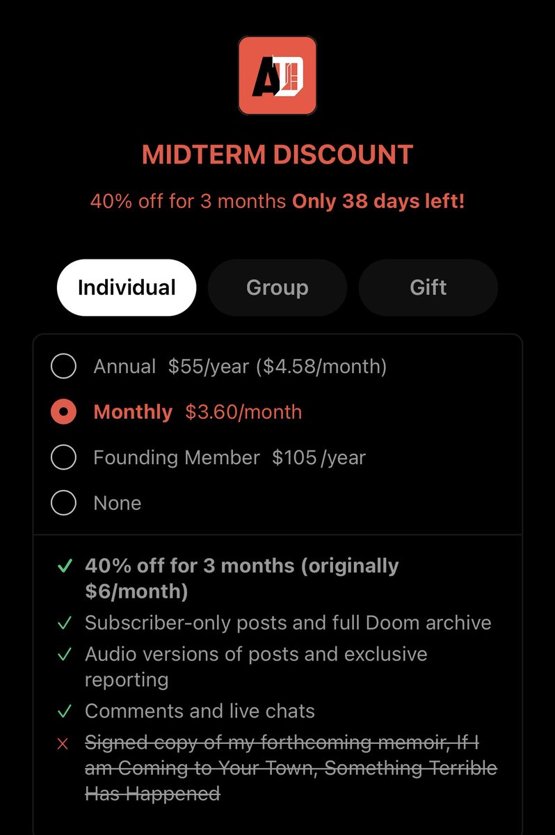 JustinGlawe's tweet photo. @americandoom_ All of this comes at a time when I’m seeking records from states about DOJ and DHS involvement in the midterms. Those records will cost a few bucks, so I’m doing a discount at Doom to help cover them. Lend a hand if you can.

https://t.co/lPEBVIf4Yl https://t.co/tih3TI65ti