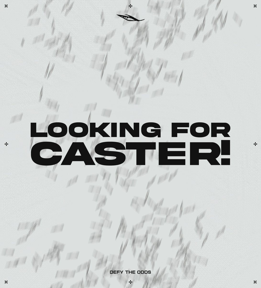 DEFIANCECS's tweet photo. We're looking for an experienced caster &amp; observer for our ESEA matches. The position is paid!  If anyone is interested, please contact us via X messages or on discord: endless5281 https://t.co/YY2eW0f1iB