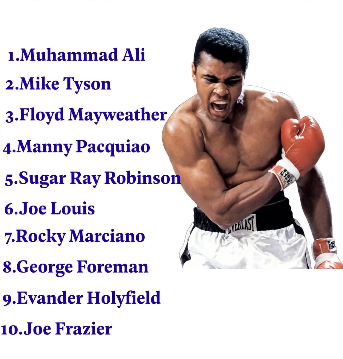 combatsporrt's tweet photo. Best Boxers of all time..

Did I cook or nah? https://t.co/fa6T8Nf9v6