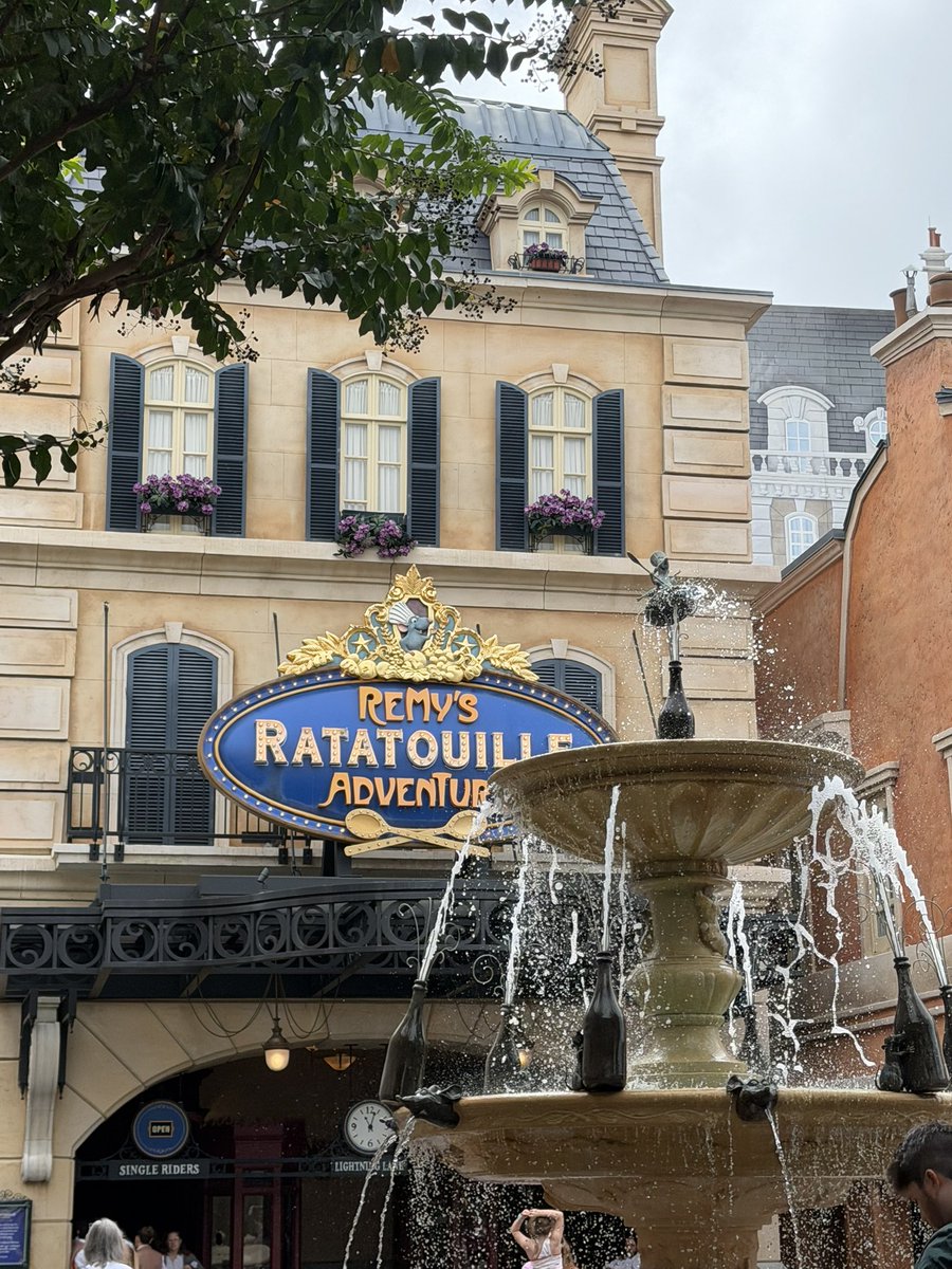 CoasterK24's tweet photo. Yesterday, Remys Ratatouille Adventure celebrated its 5th birthday. Good addition to world showcase or unnecessary? I think its a great family ride https://t.co/Nr1dNvHZQ8