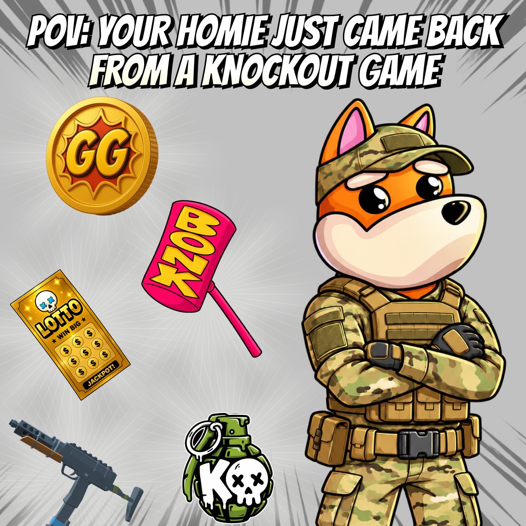 Knockoutgamesio's tweet photo. Bro didn’t come back from a game.
He came back from a MISSION. 💀🎮

#KnockoutGames #GamingMemes #Crypto #Web3Gaming #GamingCommunity https://t.co/08dt9t3E3v