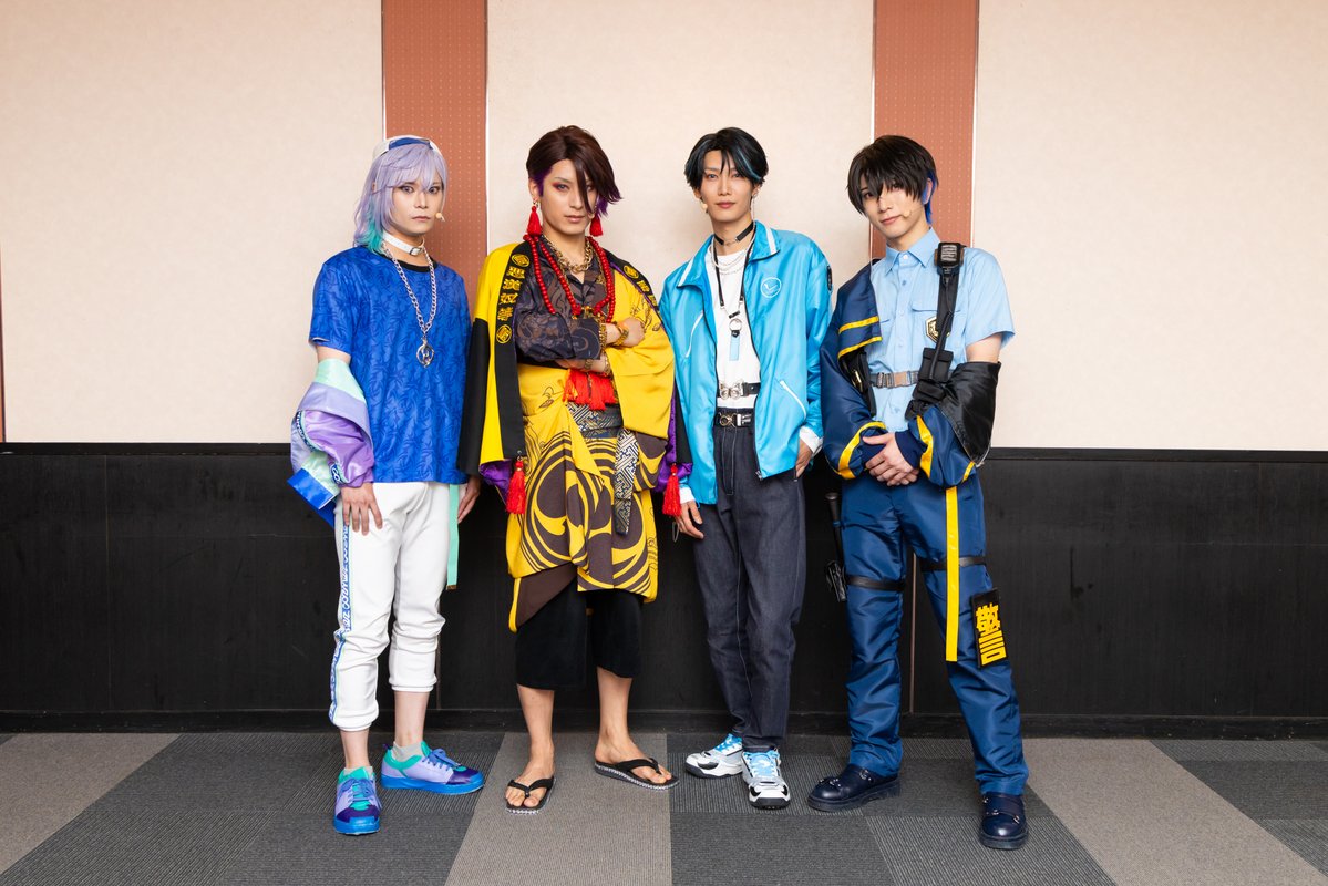 25dgeek's tweet photo. 『囲み取材＆ゲネプロレポート📣』
https://t.co/ndSlYec3uO

Paradox Live on Stage -Road to Legend- "RAGE" 囲み取材＆ゲネプロレポート📸 
囲み取材には #土屋直武 #武子直輝 #中田凌多 #大海将一郎の4名が登壇しました✨
#パラステRtL #パラライ https://t.co/uxUlOvoCw9