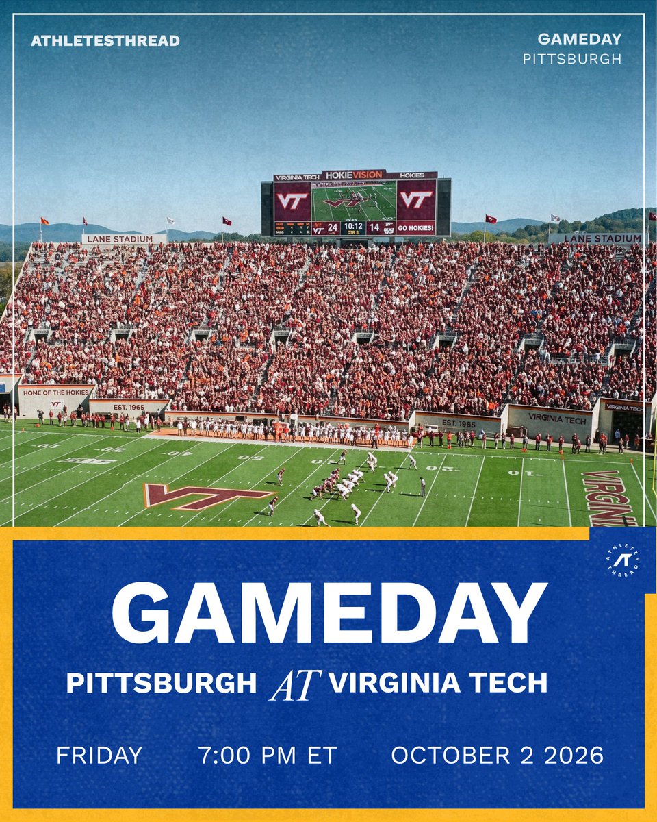 PantherThreads's tweet photo. 🔥 GAMEDAY! Pittsburgh is on today at 7:00 PM ET and we are showing up loud.

Rep your colors and grab official NIL gear 🛒 https://t.co/Q2O7nkPGCY

#Gameday #NIL #H2P https://t.co/h0YZcqP4kC