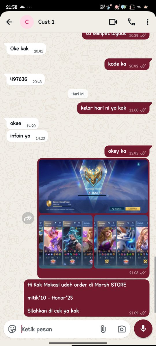marshjago's tweet photo. 7. joki akun ml mythic 15 star

.t joki ml jokgen vip
#zonauang #jokiml https://t.co/vpO7m2Pdql