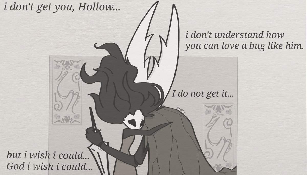 the_Nervy_'s tweet photo. Don't ever let me write again.
#silkshade #Phantollow #Phantom #Hollowknight #Purevessel #HK #Silksong #Silksongfanart #hollowknightfanart #Phantollowfanart https://t.co/ZUO9bxRnKX
