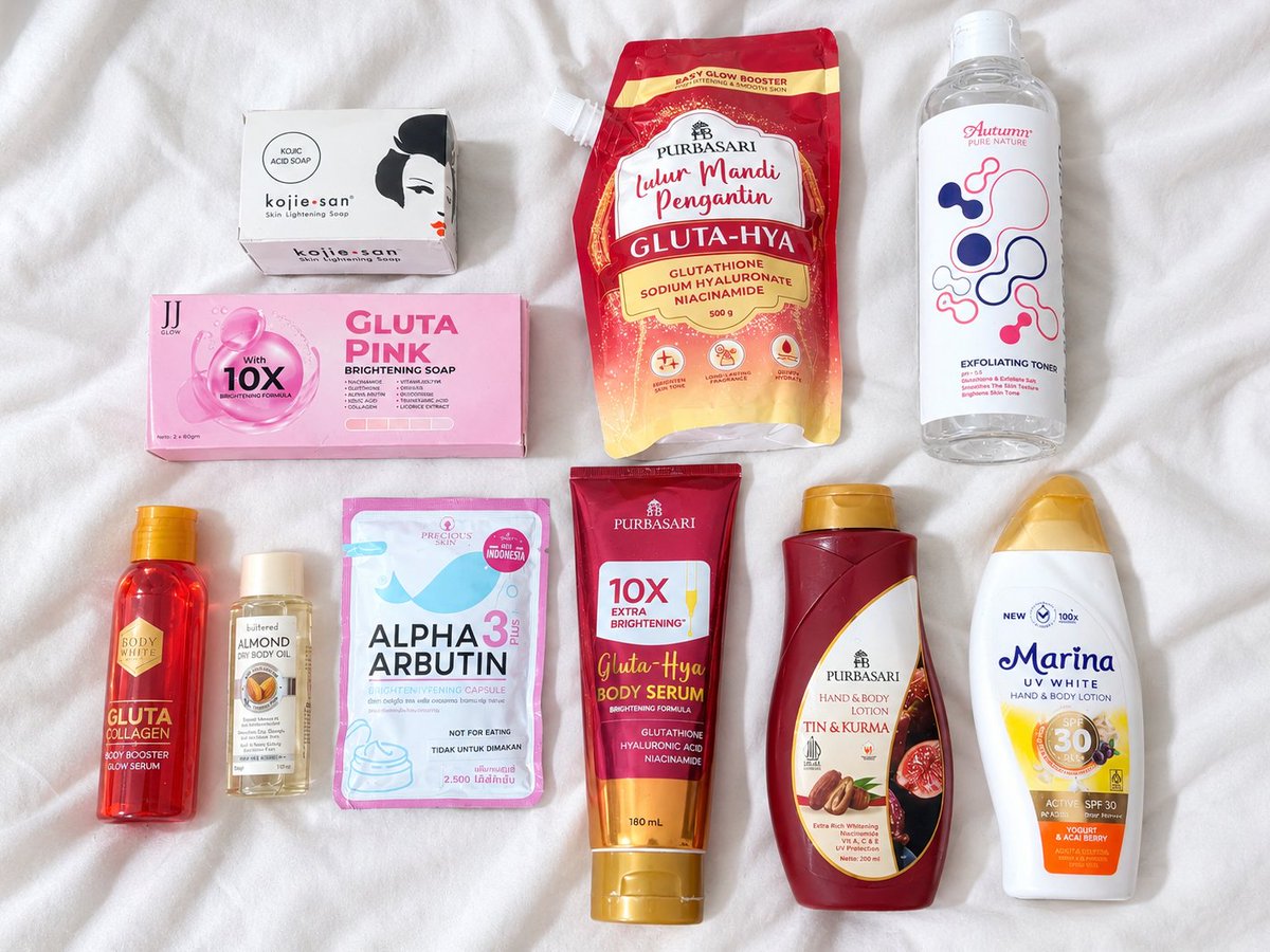 sweetnadaa's tweet photo. FINALLY I FOUND: RACIKAN BODYCARE MAHADASYAT ANTI GIMMIK menuju 2027 makin gacor🤏🏻😆

1. lulur+sabun = angkat daki-mencerahkan
2. Kojiesan+jj glow diemin 5 menit = mencerahkan
3. Bodyoil almond = mengunci kelembapan
4. Bubuk alpha arbutin+serum gluta+lotion = COMBO MENCERAHKAN https://t.co/Ma8WDy5B3K