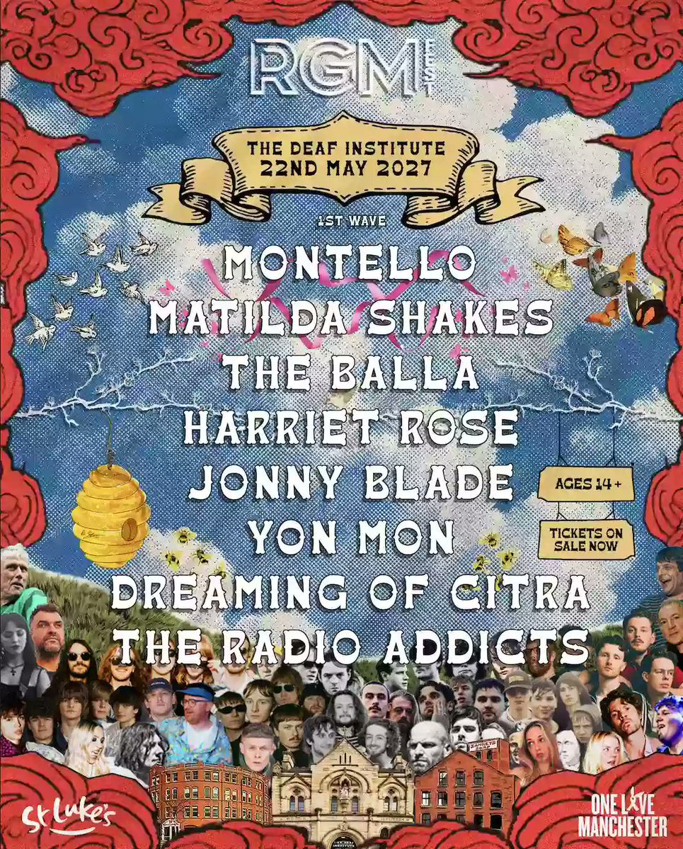 RGMMAGAZINE's tweet photo. ❤️NEWS❤️

The 1st wave of bands playing the RGM Festival are in!!!

Please share! Help us raise money for 2 great charities!

Tickets 👉 https://t.co/P0nxr8H3kE

@Montello_Band // @MatildaShakes //@TheBallaBand // @HarrietRose_ // @JonnyBladeMusic // @IamYonMon169799 // @DreamingofCitra // @TheRadioAddicts