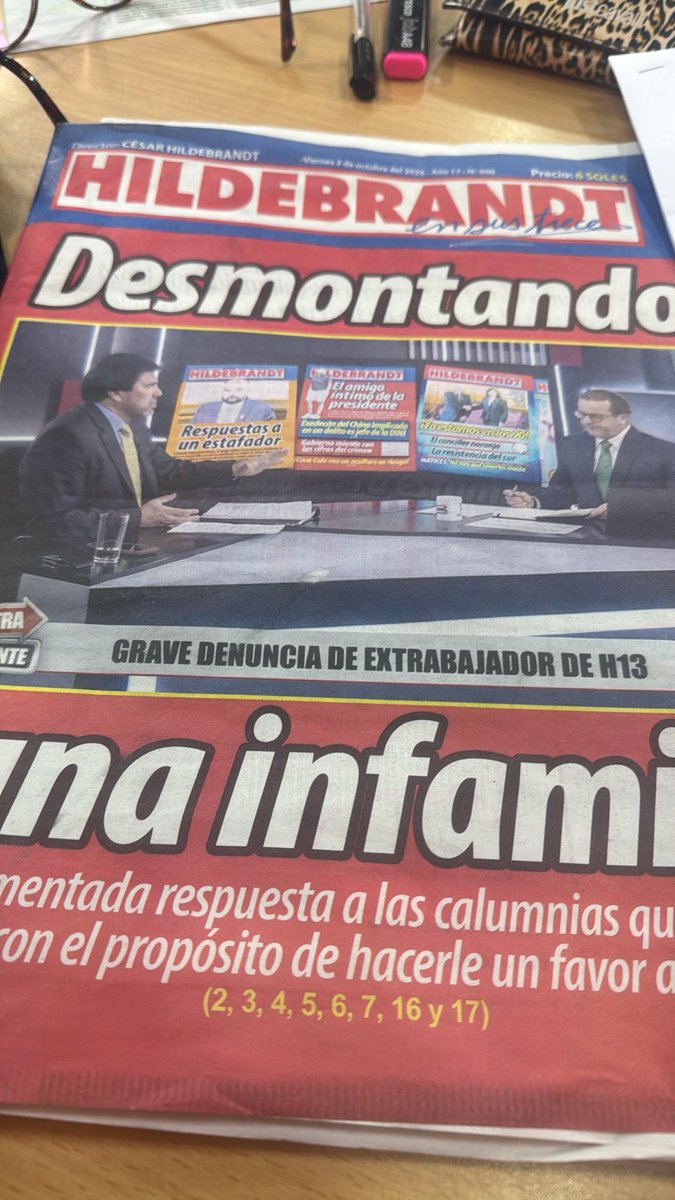 julianaoxenford's tweet photo. Uy ¿qué dirán ahora los colegas de Willax sobre la contundente respuesta de H13 sobre la campaña nauseabunda de la lavandería de noticias y su amigo el “embajatroll”? Nos vemos en minutos vía @larepublica_pe https://t.co/ca5jObZwEi
