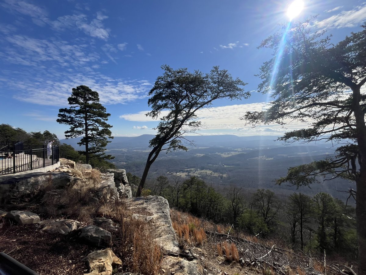 Lucia027's tweet photo. @FreddyLA7 NE AL has great back roads and waterfalls to explore. Little River Canyon, Desoto Falls then walk around the stores in Mentone. Have lunch at the Mad Hatter Cafe. On the GA side Cloudland is beautiful. If you head thru Rome I’d be happy to have you over for a beer in our bar! https://t.co/z0IwRGGlqq