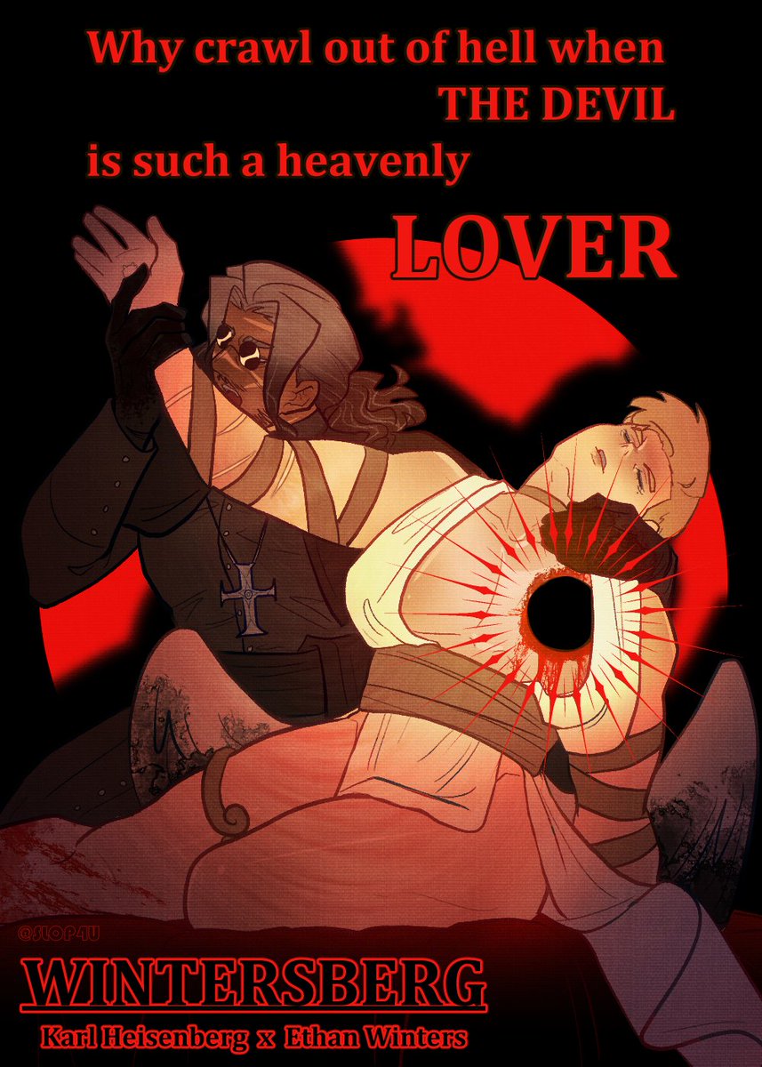SLOP4U's tweet photo. [Scheduled] #residentevil

#Wintersberg 's turn, Priest!Karl x FallenAngel!Ethan

The quote would apply to both if Karl's situation is being trapped in a place of worship against his will as its the only way to have Ethan but its that same human love that corrupts Ethan https://t.co/8m7dIDg3tV