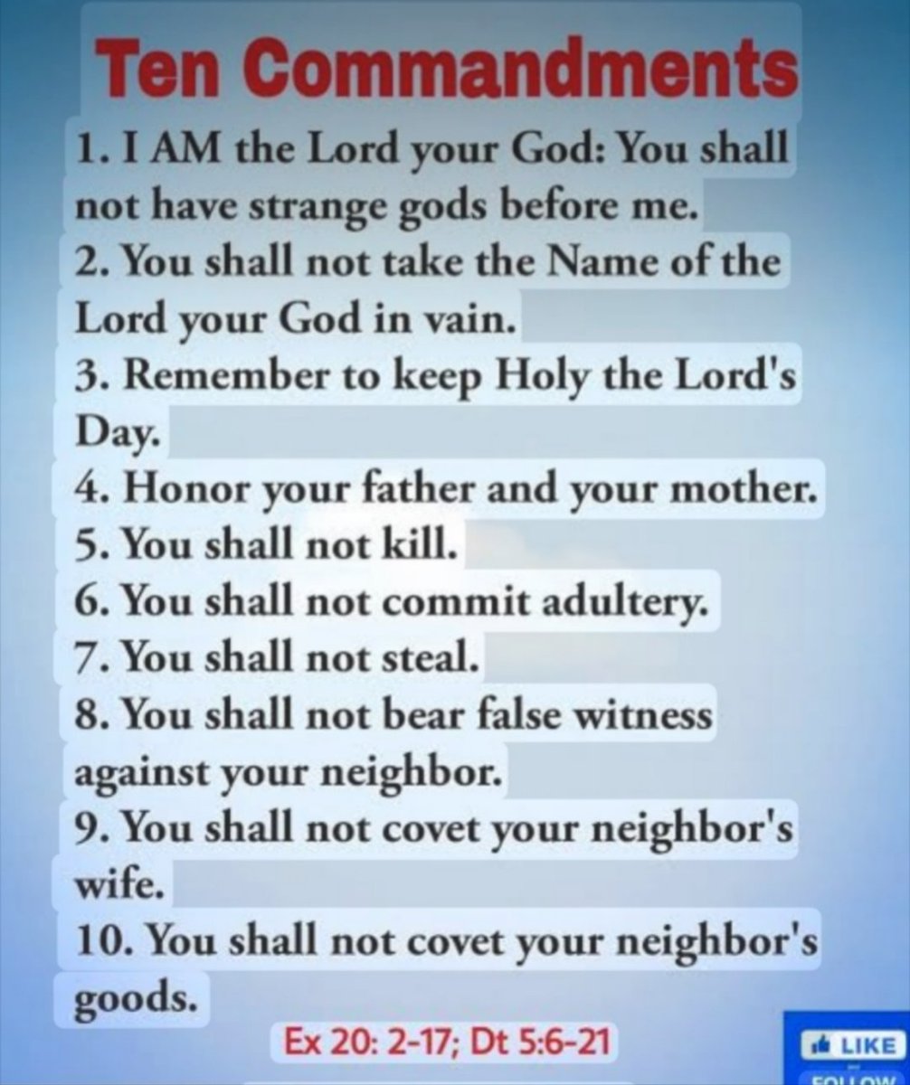 Michaelbadland1's tweet photo. @honeeybuch Ten times you say, ten is the number of the law. Break one of these and you are guilty before GOD.

REPENT AND BELIEVE IN JESUS CHRIST. https://t.co/CK8AbkLtb9