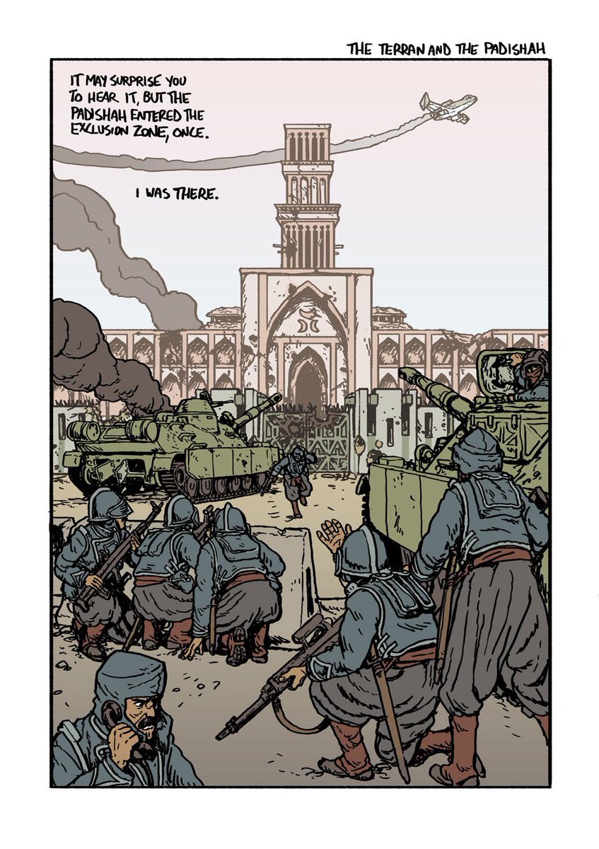 simonroyart's tweet photo. Extrasolar mamluks in revolt, from this month’s comic… https://t.co/xA0gXSf4OG