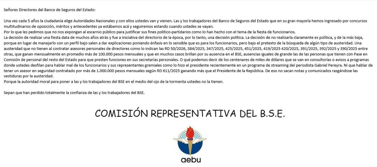 pelaopons's tweet photo. @PhDenLogica La respuesta de @aebu_Uruguay https://t.co/XNHWFgA7iv