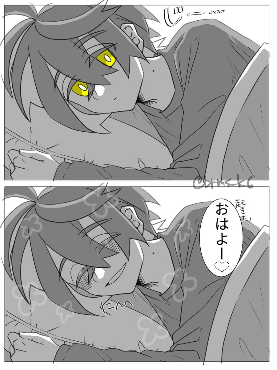 cursed_champion's tweet photo. "Hnm...? Oh, good morning, daddy!" Kieran greeted [Reader] with a beautiful smile after waking up next to him.*

What is your reaction?~

🖤+🔄 are appriacated 

#ERP #MVRP #OPENRP #LEWDRP #HORNYRP https://t.co/vsTLchRFhP