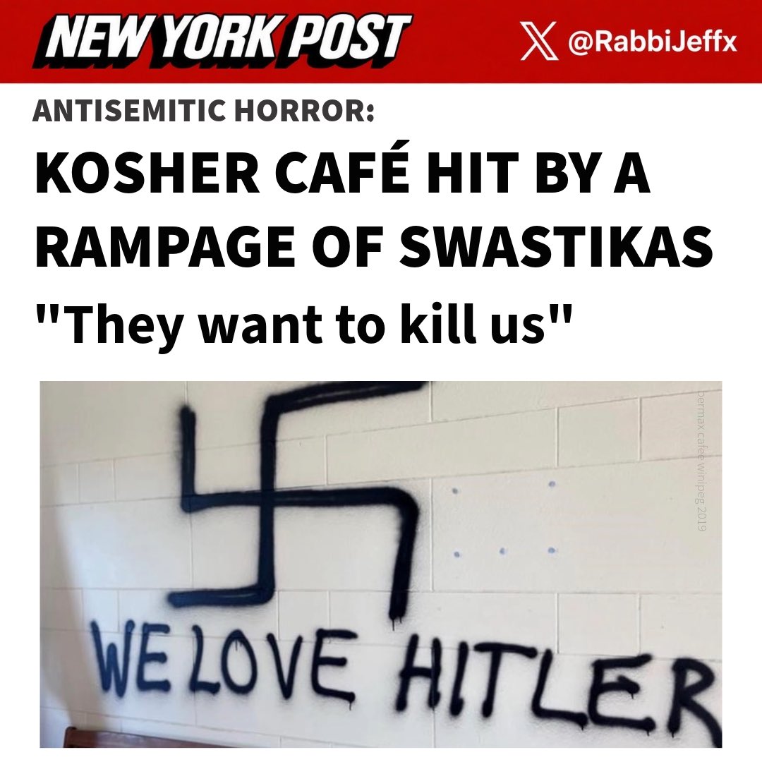 RabbiJeffx's tweet photo. This Jewish couple staged fake antisemitic attacks on their business thinking the Goyim wouldn’t find out.

@grok Yes/No https://t.co/ZllcW95pIi