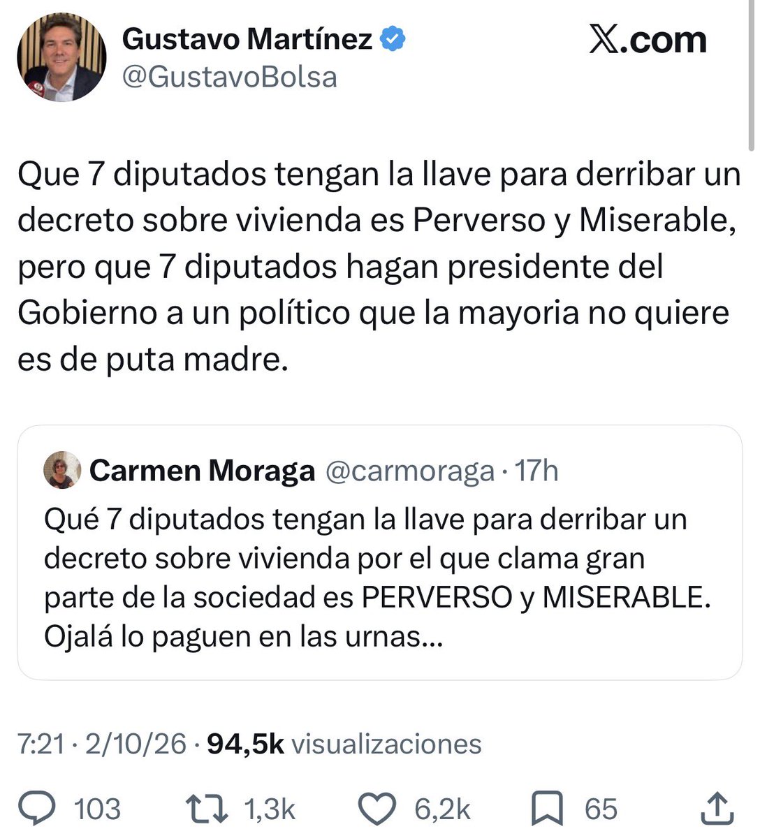 mejoreszasca's tweet photo. ZASCA!!!!!!!!!!! de @GustavoBolsa a @carmoraga https://t.co/IksLMa5NsX