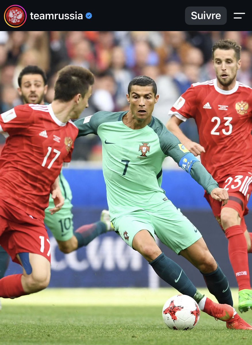 SeydinaOfficial's tweet photo. La Fédération russe de football affiche son soutien à Cristiano Ronaldo

Le GOAT continue de faire l’unanimité aux quatre coins du monde

🐐🇷🇺 https://t.co/sozKnk68ZU