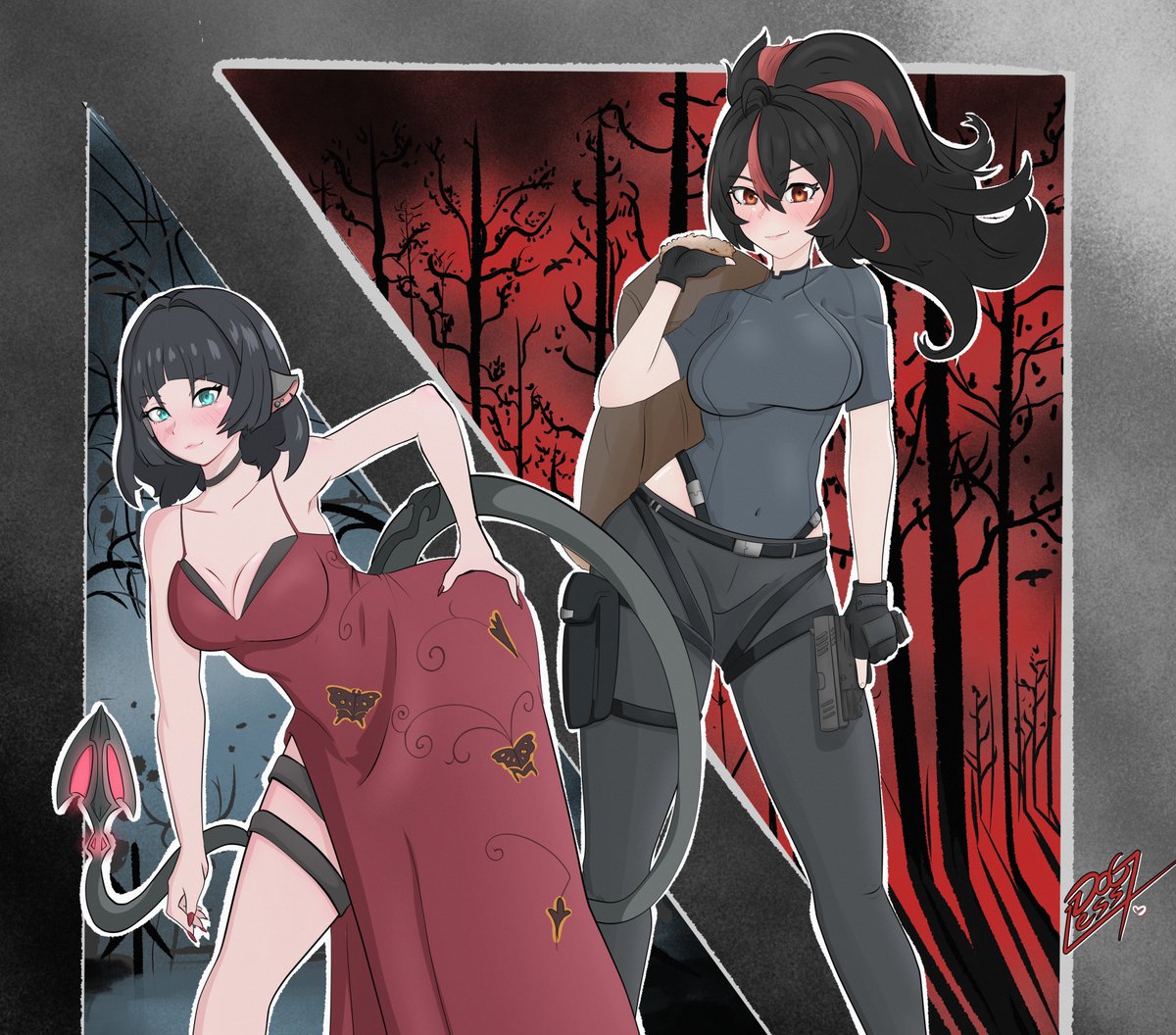 DoglessDraws's tweet photo. Happy October! Zhu Yuan and Jane Doe!
#zhuyuan #janedoe #zzzeroㅤ #ResidentEvilㅤ https://t.co/VAsuwTiUQg