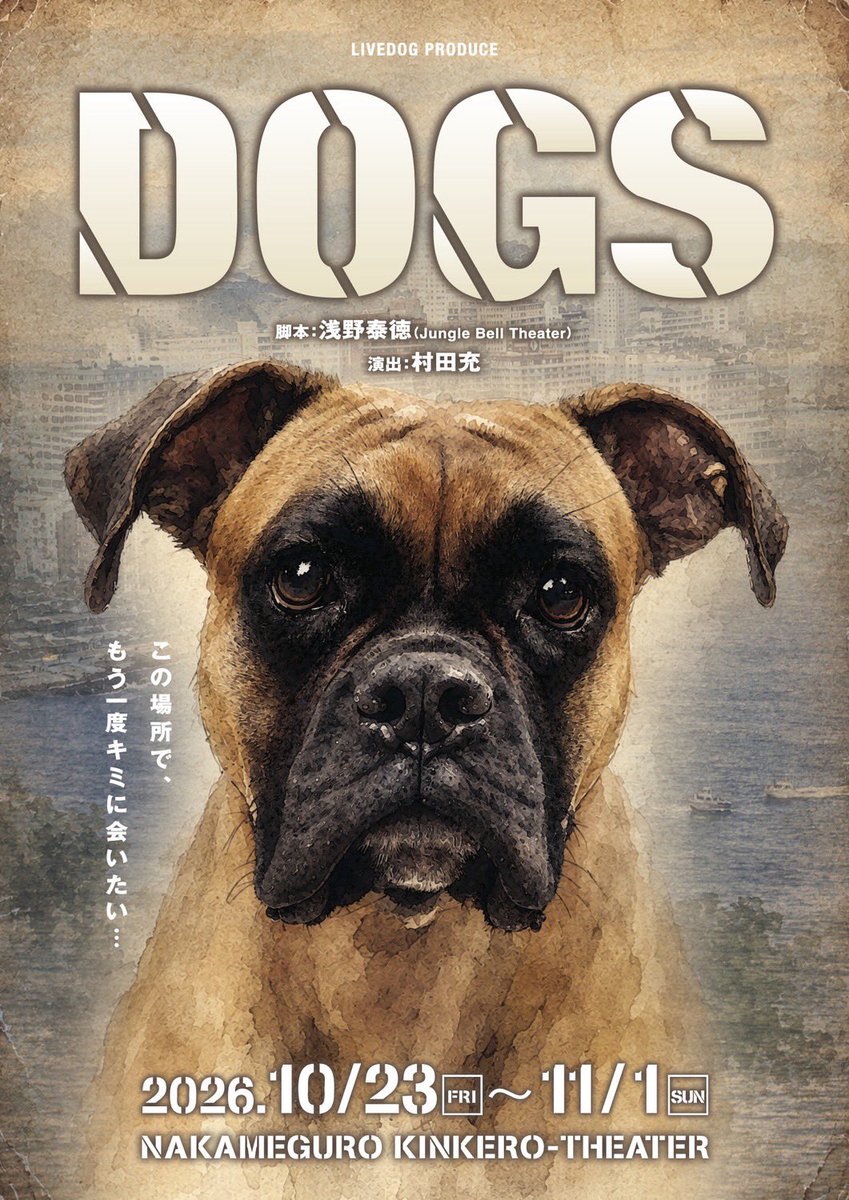 rita_ffff13's tweet photo. #DOGS2026 
TeamJERKY稽古でした！！！

沢山お話して時間を共にしてくれる皆に大感謝！
毎日ヘトヘトだけど課題は山積みで、、、でもそれが楽しくて！
普段は見れないリタが見れますよ😏✨️

お楽しみに🐶

🎫 チケット▶︎
https://t.co/Bei1BH9moz

📣応援・ギフチケ▶︎
https://t.co/MveDkgrHUU https://t.co/XJmMd9fHhm