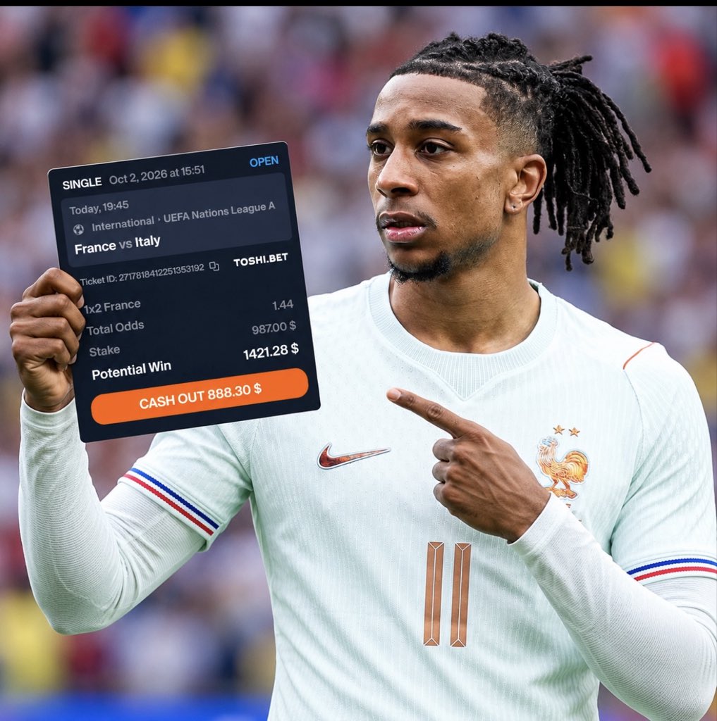 _Afcbanks's tweet photo. France plays football today 💪

I’ll give them a win against Italy 🇮🇹👀

Guess the correct score to win 🤝💰 https://t.co/tEEW5mRJAV