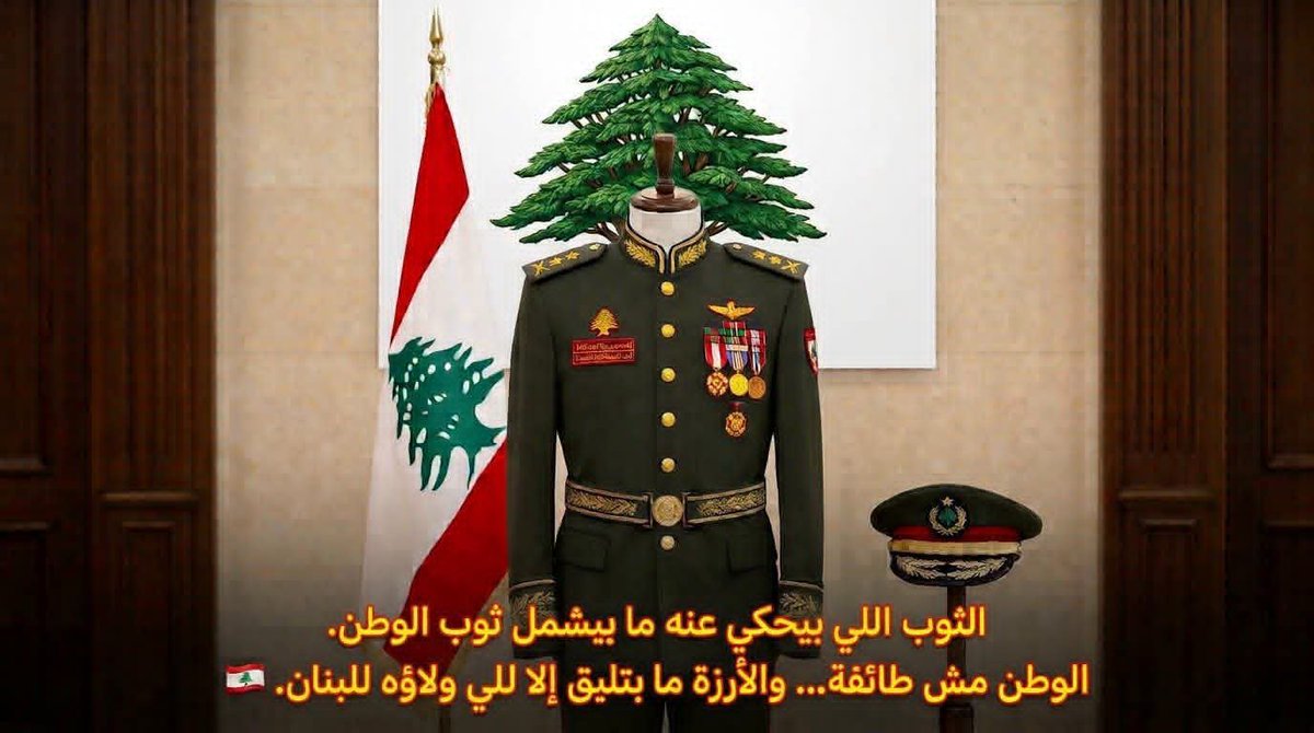 karamha123's tweet photo. الثوب اللي بيحكي عنه ما بيشمل ثوب الوطن.
الوطن مش طائفة… والأرزة ما بتلبق إلا للي ولاؤه للبنان. 🇱🇧 https://t.co/jZRZb8ngCZ