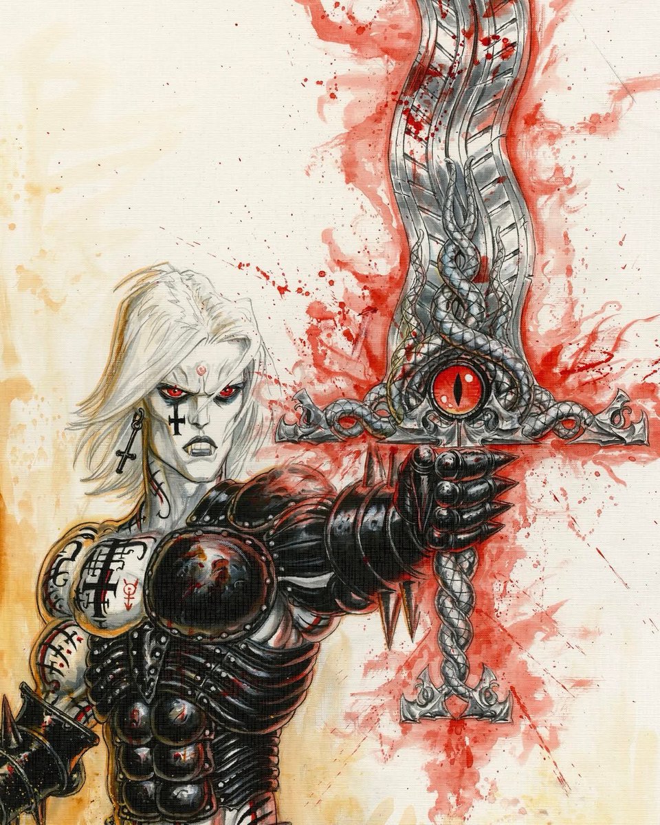 GigagodSesamar's tweet photo. Vampire Knight 
by Olivier Ledroit

It appeared in Requiem, volume 10, page 21. 
#vampire #knight #darkfantasy https://t.co/ow2cFaL3J4