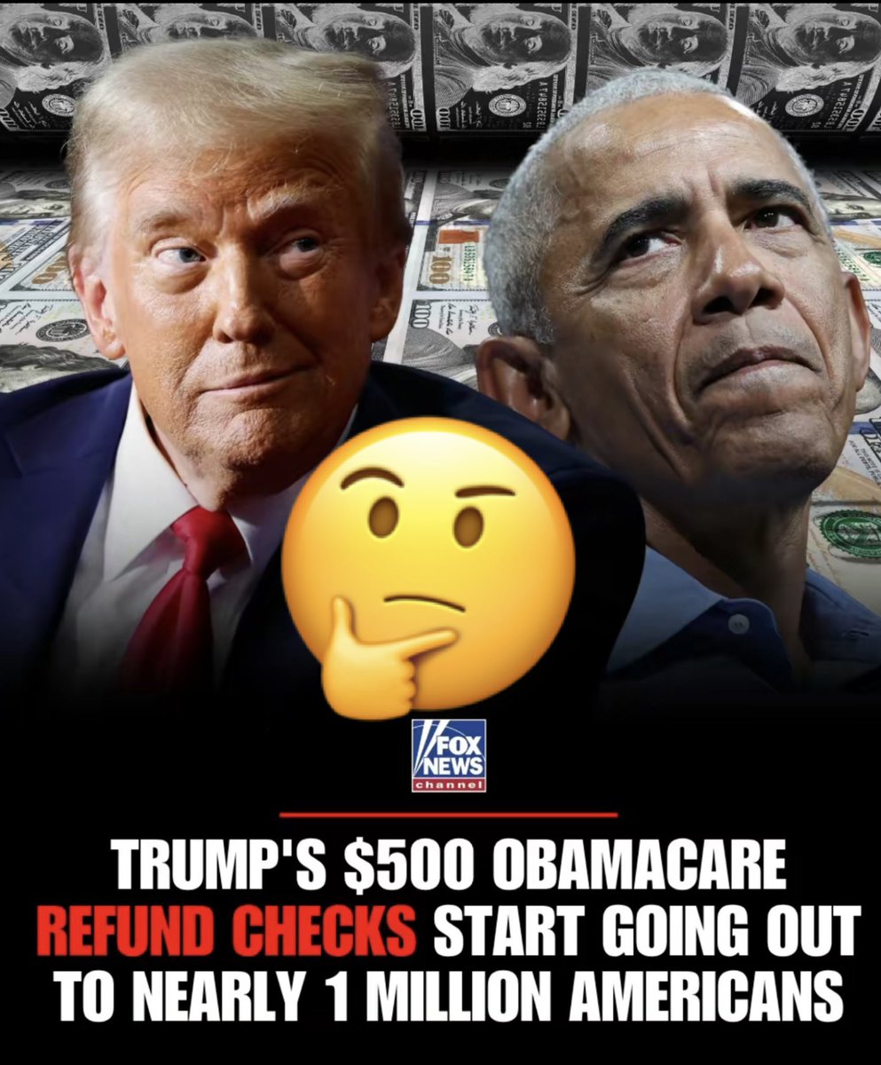 cwebbonline's tweet photo. Here are the problems with Trump and Fox’s claim.

The overcharges from ACA user fees date back to money collected during Trump’s own first term.

So Trump is taking credit for refunding money that was overcollected, in part, while he was president, then slapping Biden’s name on the bill.

And the refunds only go to eligible people in the 30 states using the federal HealthCare. gov exchange. States that operate their own ACA marketplaces aren’t included.