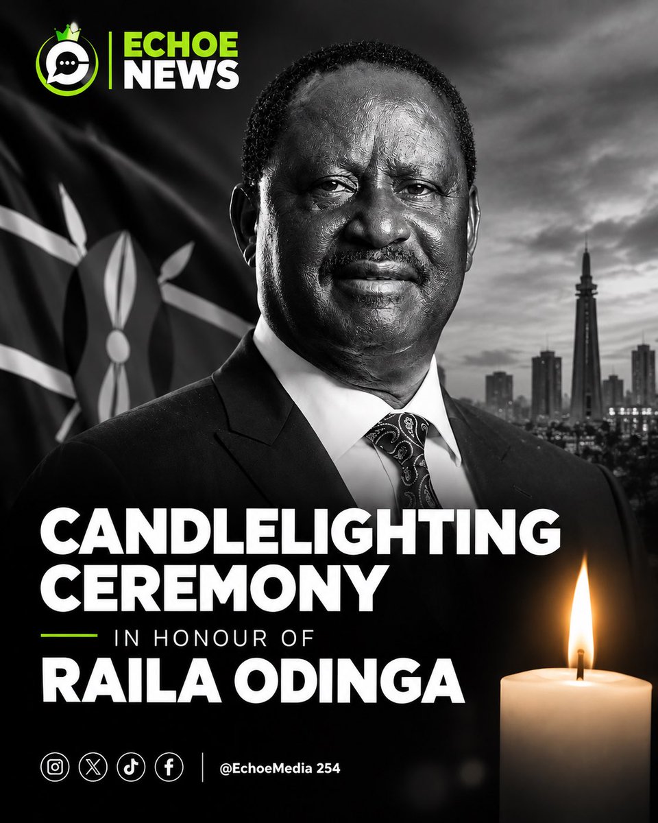 SociaLight254's tweet photo. π―οΈ KENYA LIGHTS UP FOR BABA
Kenyans are gathering across the country today for a nationwide candle-lighting ceremony in honour of the late former Prime Minister Raila Amolo Odinga.
#EchoeNews
#KenyaLightsUpForBaba
#RailaOdinga #EchoeMedia
#UhuruPark https://t.co/KZRA42ZHa8