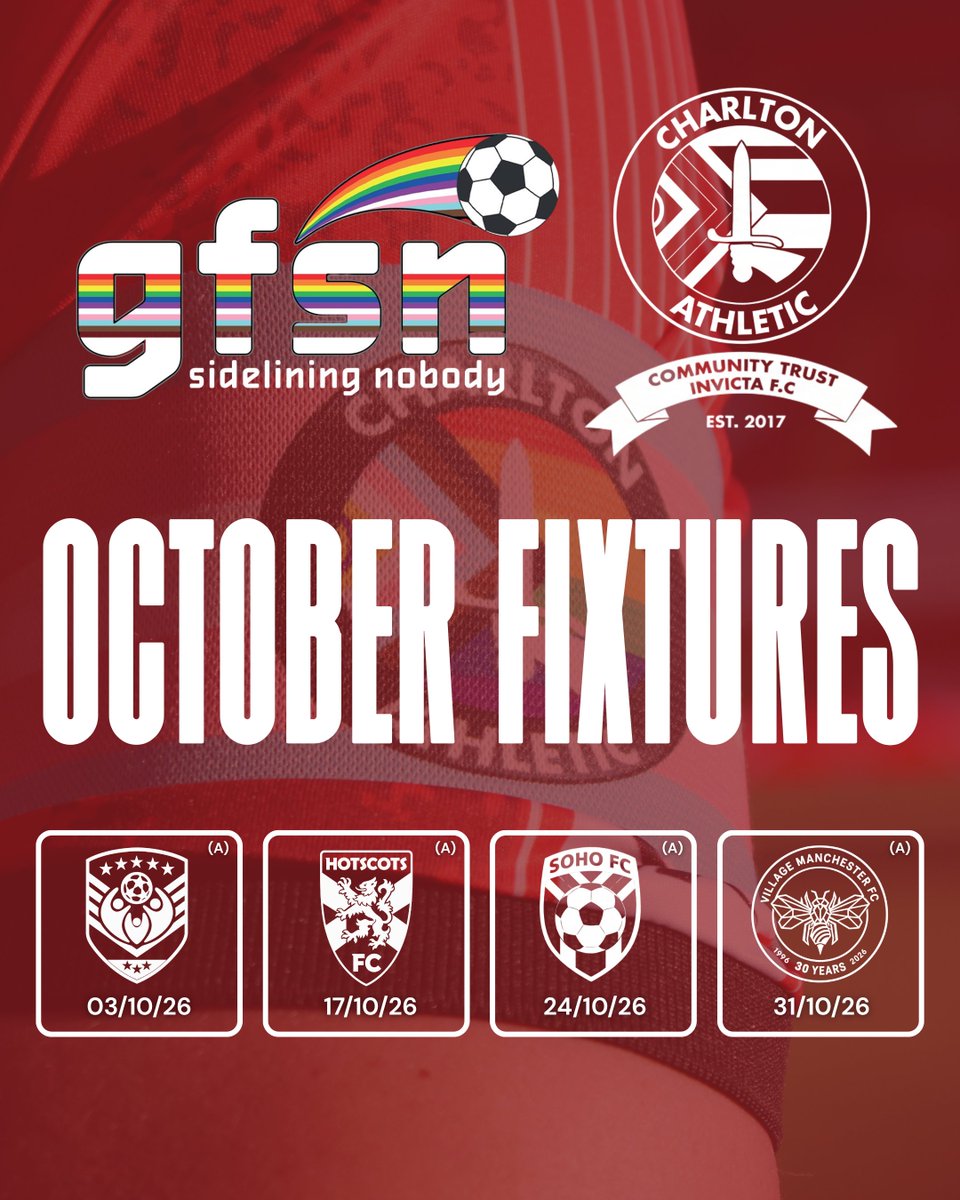 CAFCTrust's tweet photo. Two home fixtures in the @LondonUnityLg, a tournament to look forward to and a busy month on the road in the @gfsnUK 🛣️

All the best, @CharltonInvicta! 🙌

#cafc | @CharltonEDI https://t.co/649aoOGPJY