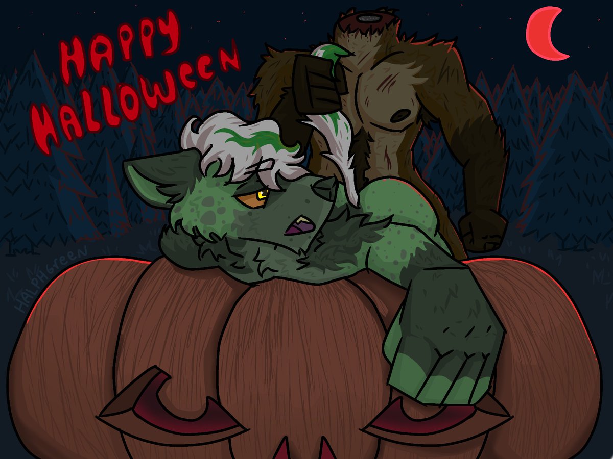 notallfur's tweet photo. hornyween 🎃 
#nsfw #furry #furryart #horny #halloween #furrycommission https://t.co/qGb6CdBpHu