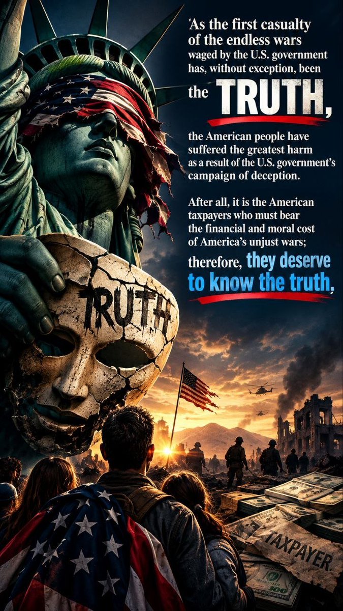 nilofareaabi8's tweet photo. As the first casualty of the endless wars waged by the U.S. government has, without exception, been the truth, the American people have suffered the greatest harm as a result of the U.S. government's campaign of deception!

@ylecun

#TusksUp #نتانیاهو #Trump 
#TheRivalryReturns https://t.co/CT2MJqBPof