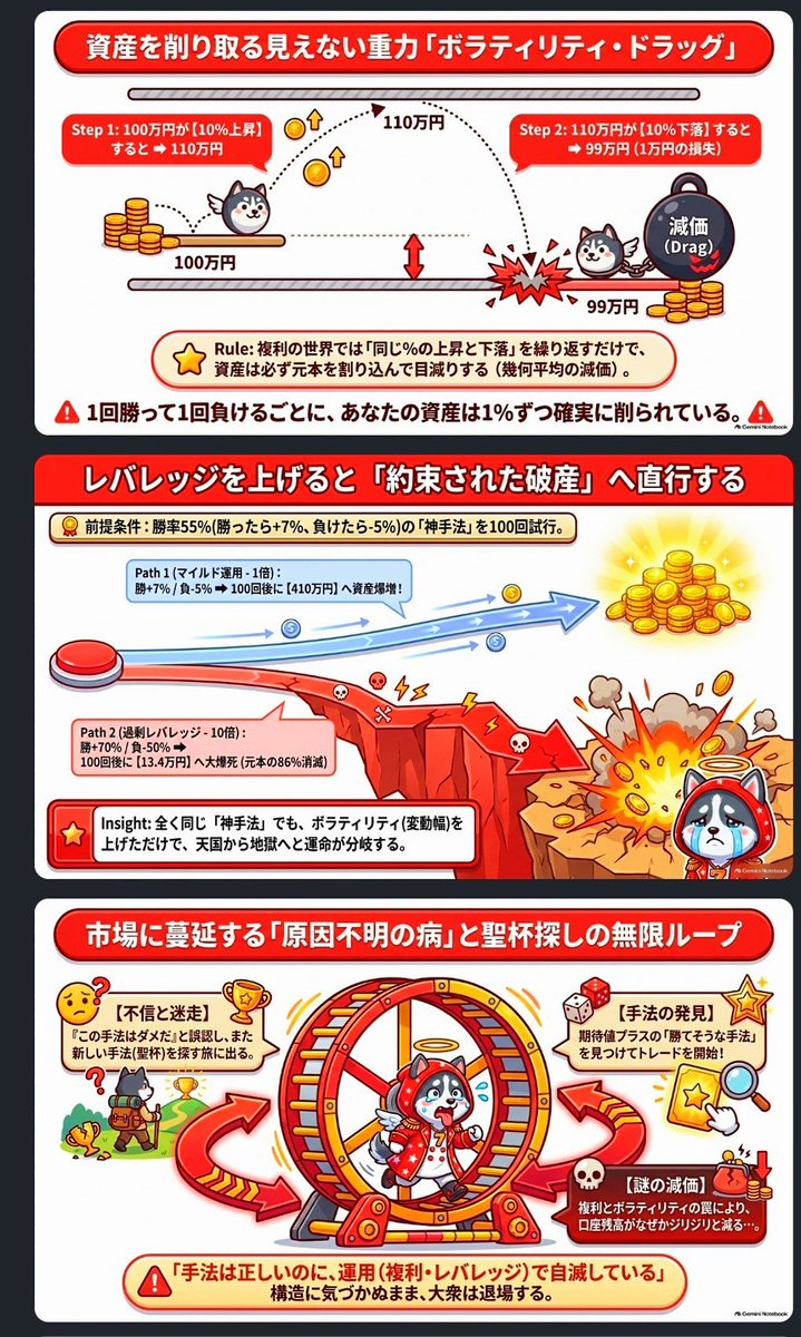 AKASAI_777_FURE's tweet photo. 🟧スペース用資料①🟧

♦️実はほとんどの人が知らない
複利運用の落とし穴♦️ https://t.co/ItMyULmEvI