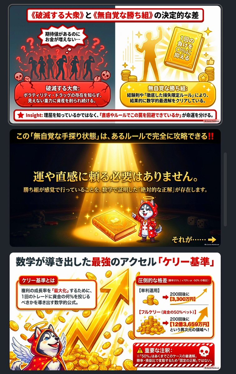 AKASAI_777_FURE's tweet photo. 🟧スペース用資料①🟧

♦️実はほとんどの人が知らない
複利運用の落とし穴♦️ https://t.co/ItMyULmEvI
