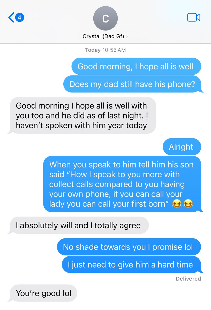 D_Owenss's tweet photo. Yall think my father going to cuss me out when he receive this message ? ππππ
#FreeMyDad https://t.co/9D32R59Srb
