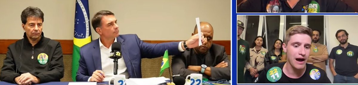 o_crivo's tweet photo. Vocês perceberam que a audiência da live de Flávio Bolsonaro, que estava com quase 1 milhão de visualizações simultâneas, despencou para menos de 500 mil assim que Nick Vigarista e sua turma (Pavanato) apareceu? Curioso, não? https://t.co/VwIILw5opL