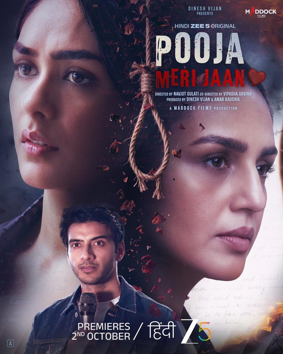 FinnnXavier_'s tweet photo. Mrunal Thakur's Pooja is hiding more than the trailer shows. 👀 What really happened in the Aniket suicide case? #PoojaMeriJaanOnZee5 #MrunalThakur https://t.co/L3RrW3I3Yc