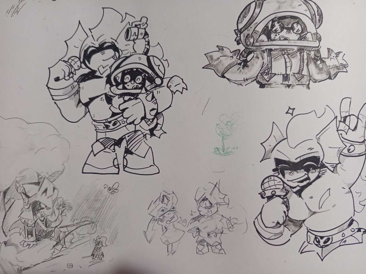 Pirrate59's tweet photo. Some doodles from a week ago https://t.co/fAapJSZ92U