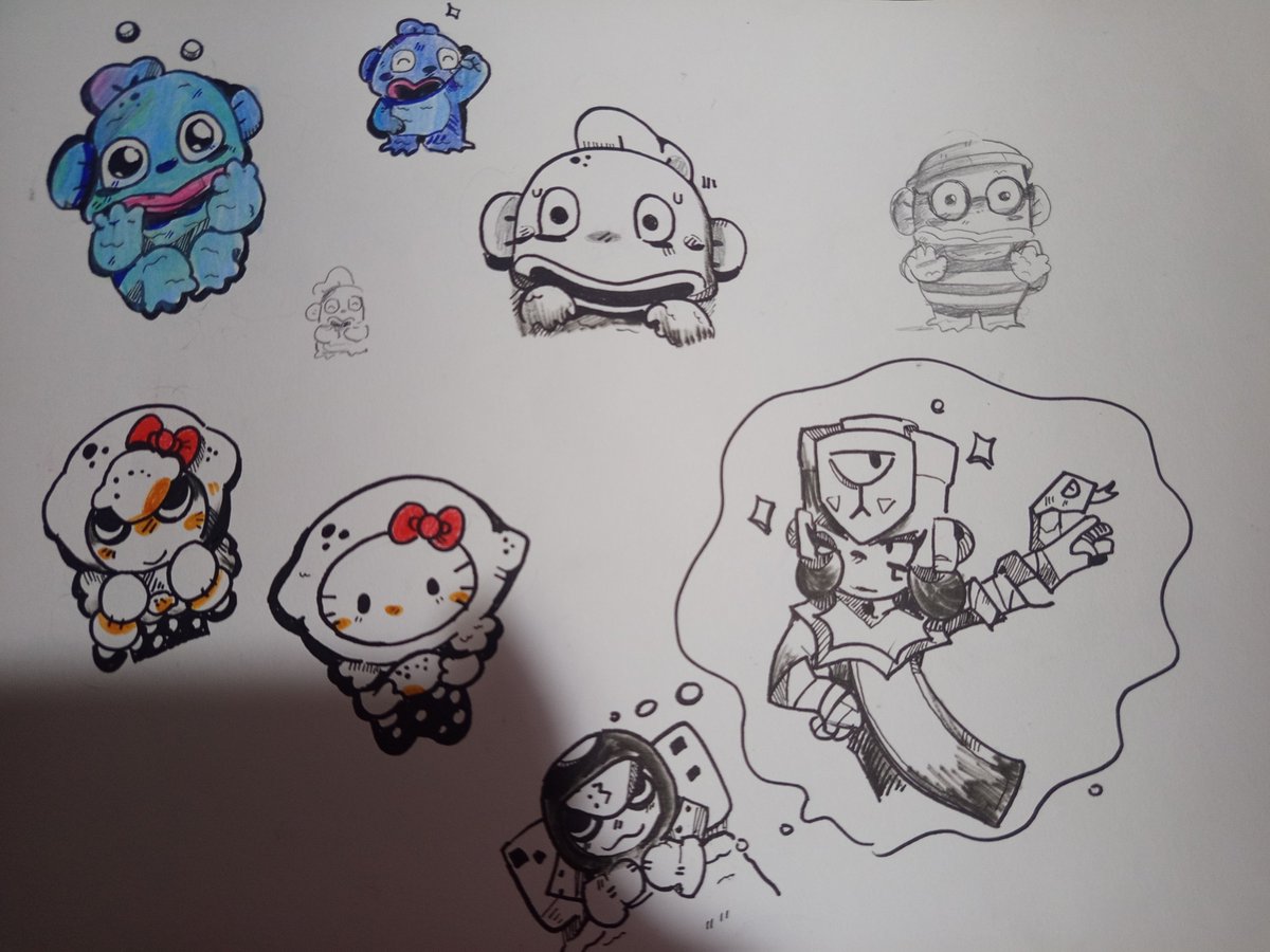 Pirrate59's tweet photo. Some doodles from a week ago https://t.co/fAapJSZ92U