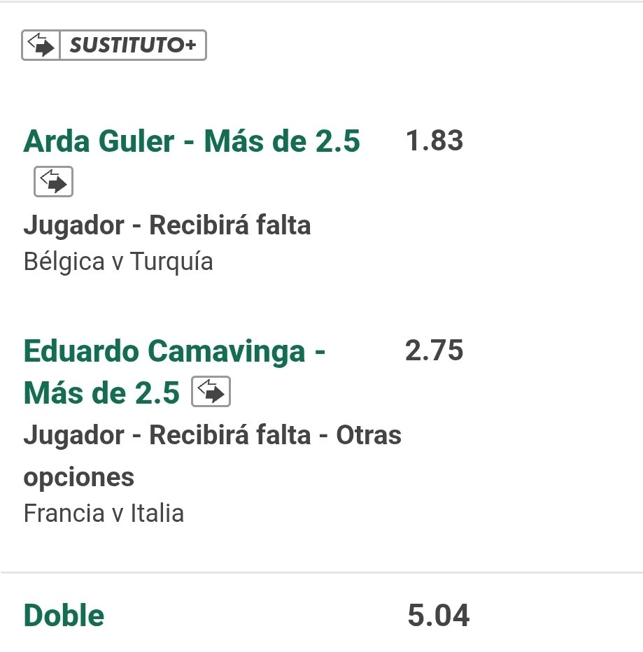 ScorpioSoccer's tweet photo. ESCALERA FALTAS GULER + CAMAVINGA GRATIS!!

Siguenos en telegram para tener lo mejor:
https://t.co/p9obJ2W0oA

#apuestasdeportivas #apuestas #futból #parley #soñadora #premium #laliga #remates #gaming #escalera #atajadas #gratis #free https://t.co/538XZXVg3W