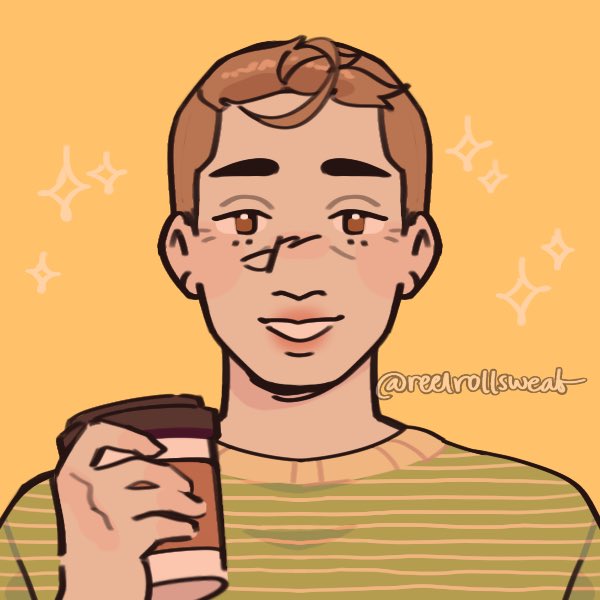 wunchtraumclock's tweet photo. showing up late to the bandwagon with me + my close personal friend james t kirk. imagine there’s a tribble in his coffee <3 https://t.co/w9clWJKqku