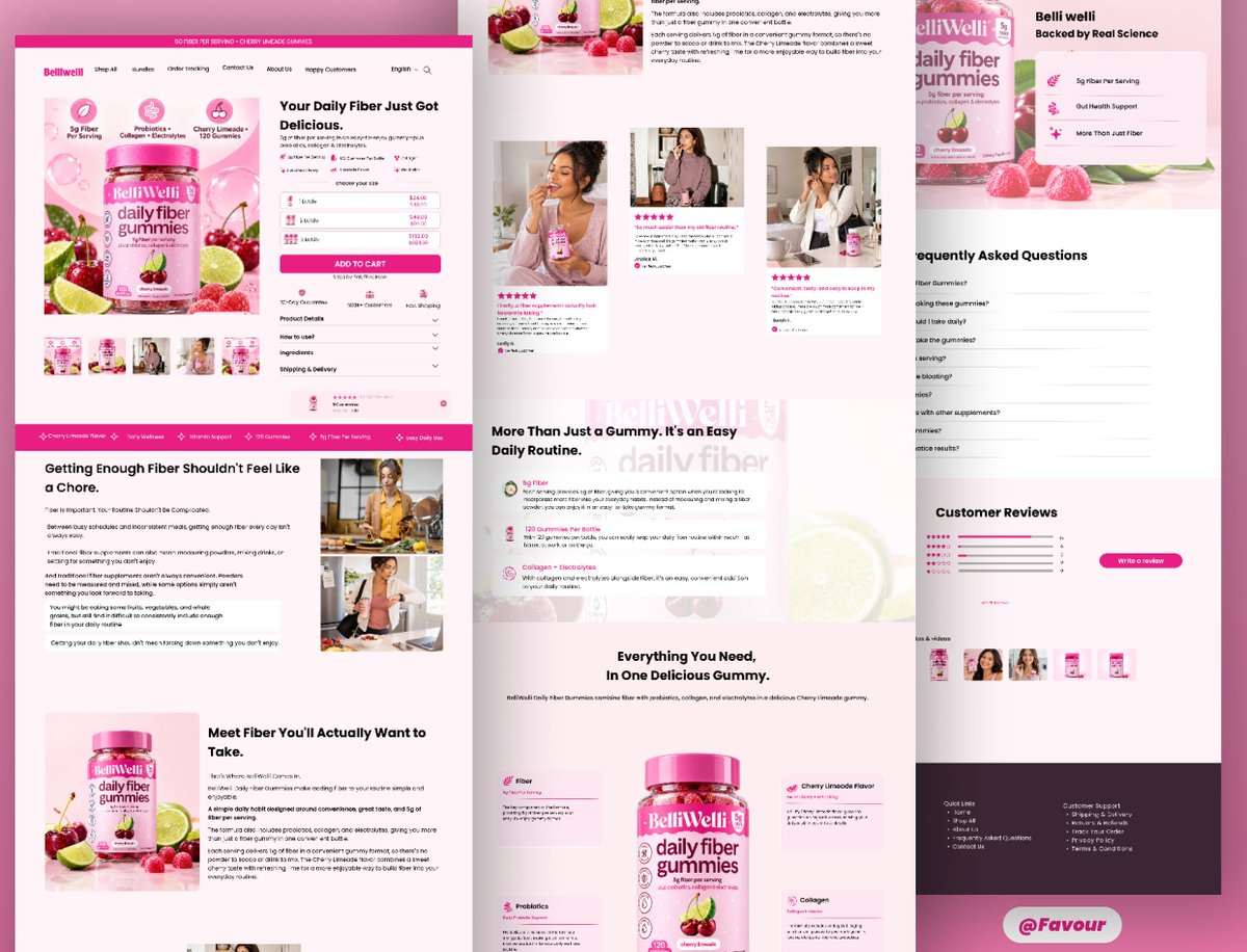phavouritee's tweet photo. Good PDP design isn’t about making the page look expensive.

It’s about making the product easier to understand, trust, and buy.

Every section should remove a question or strengthen the decision.

That’s conversion-focused design.

#CRO #Ecommerce #DTC #Shopify https://t.co/CjqYzl0x27
